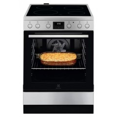 Electrolux LKR64020BX Κουζίνα 73lt με Κεραμικές Εστίες Π59.6εκ. Inox